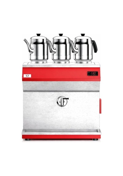 Anka Elektrikli Pro Chef Dijital 25 Litre Çay Makinesi Kırmızı