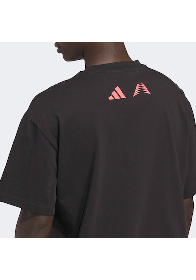 Adidas Anthony Edwards Dawg Erkek Siyah Tişört Jz9447 Siyah