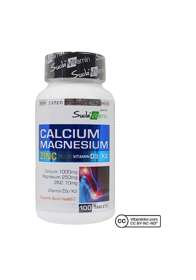 Calcium Magnesium Zinc Plus 100 Tablet - Aromasız