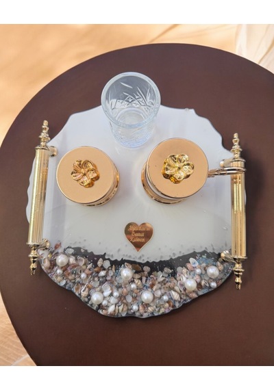 Trust Gold Söz Nişan Tepsisi Siyah