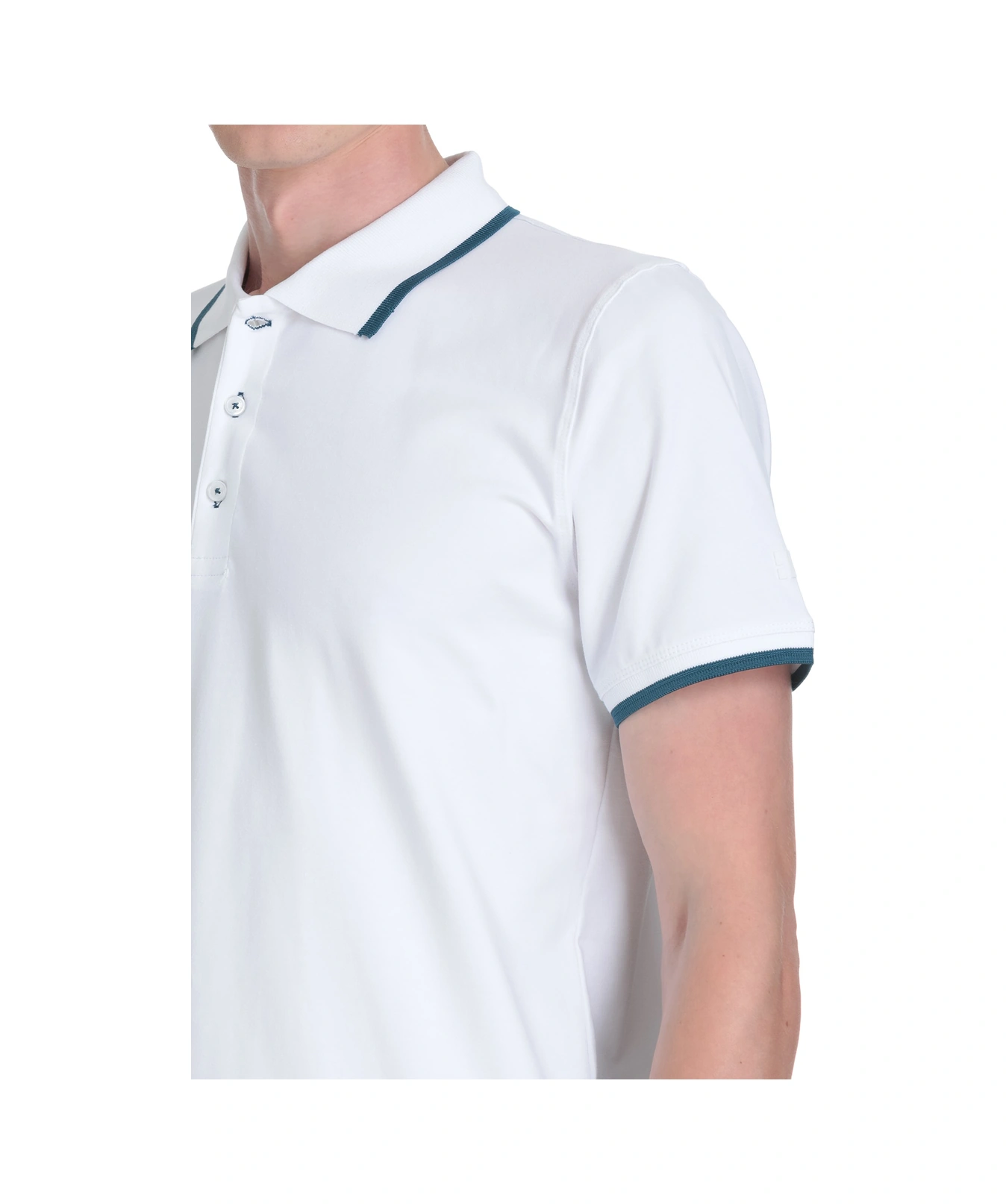 Hatemoğlu Beyaz Regular Fit Polo Yaka Pamuklu Rayon Tişört 36100 350501