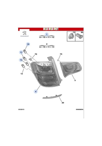 Stop Sol C3 Iıı Peugeot 6350.kq