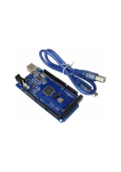 Robotistan Arduino Uyumlu MEGA 2560 R3 Klon - USB Kablo Hediyeli -  (USB Chip CH340)