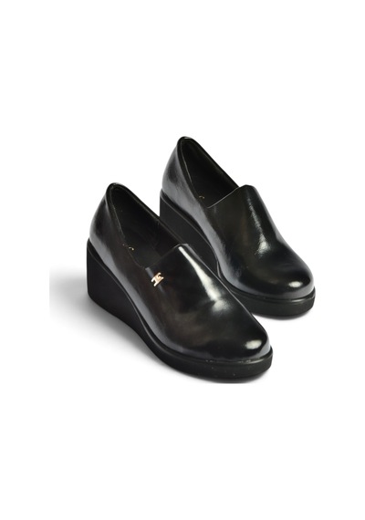 Fox Shoes Z602181660 Siyah Rustik Günlük Kadın Ayakkabı