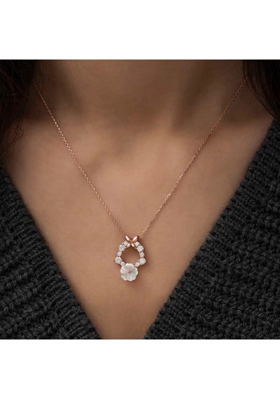 Gümüş Bahar Çiçeği Kolye (510926400)