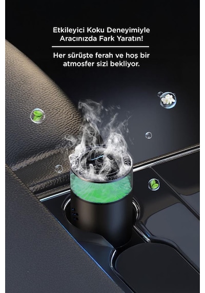 Araç İçi Aroma Difüzörü Tcf20 Secret Forest Yedek Koku Kartuşu Tcf01 Uyumludur