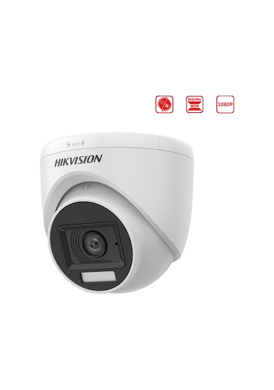 Hıkvısıon Ds-2ce76d0t-exlpf 2mp 2.8mm Akıllı Çift Işık20m Turret Hdcvı Kamera