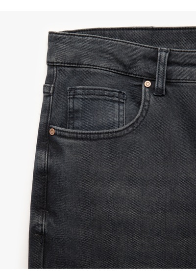 Koton Pamuklu Normal Bel Slim Fit Jean Pantolon - Brad Jean İndigo Stone 6wam40003nd İndigo - Taş Koton Pamuklu Normal Bel Slim Fit Jean Pantolon - Brad Jean İndigo Stone 6wam40003nd İndigo - Taş