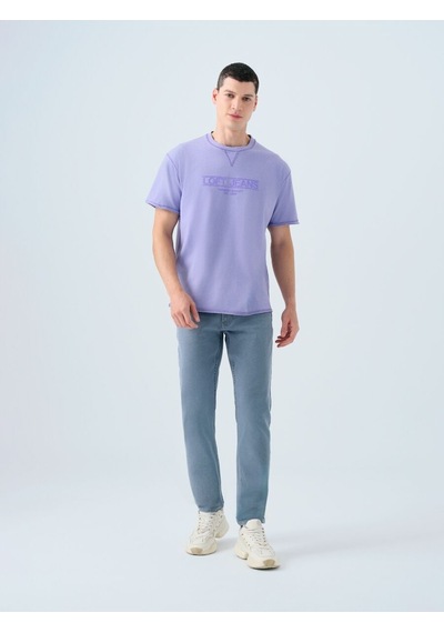 LOFT Loose Fit Erkek Tshirt K.kol Lf2038697 Q1.v1 Lila