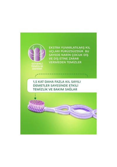 .kids Ekstra Soft Diş Fırçası 3-7 Yaş Açık