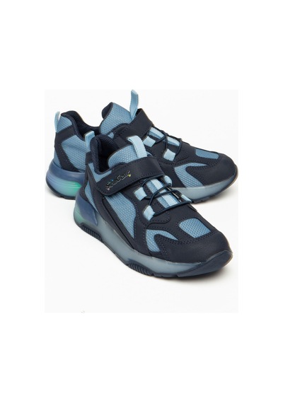 Dilimler Ayakkabı Şirinbebe Ortopedik Erkek Çocuk Ayakkabı Lacivert Cırtlı Elastik Bağcıklı-5321