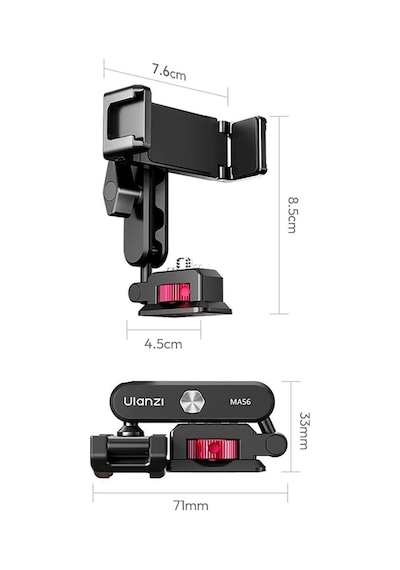 Ulanzi Ma56 4 İn 1 Metal Telefon Tutucu Tripod Aparatı - S042