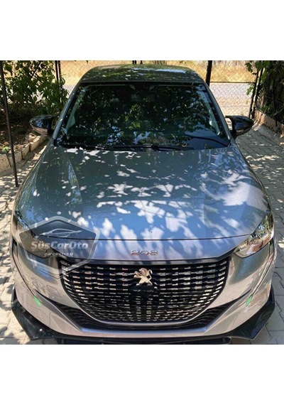 Peugeot 208 2021 Sonrası Uyumlu Batman Yarasa Ayna Kapağı Piano Black Abs Plastik Sağ Sol Takım 00 Şüscaroto Aksesuar