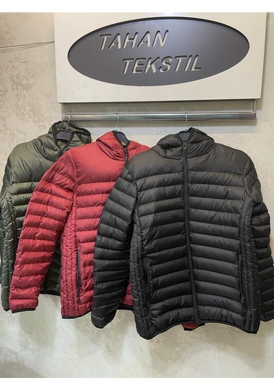 Calzare Erkek Şişme Mont - Bordo
