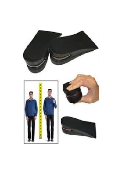 Gizli Topuk Hava Yastıklı Boy Uzatan Uzatıcı Tabanlık 5 CM