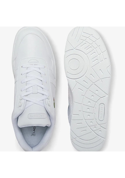Lacoste T-clip Hakiki Deri Erkek Beyaz Sneaker Beyaz