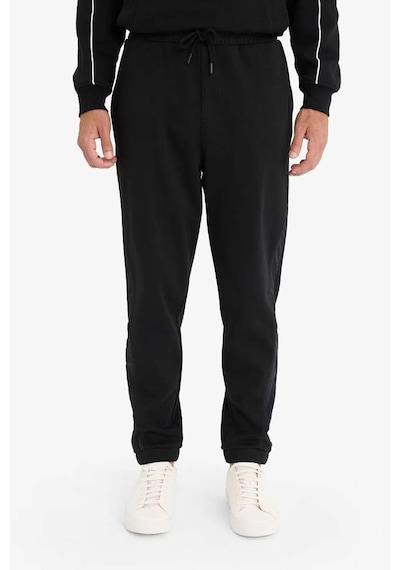 Defacto Regular Fit Beli Bağcıklı Cepli Eşofman Altı E9745ax25aubk81 Siyah