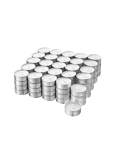 Glımma 100 X Tealight 100-blanco Paket-beyaz 50 x 22
