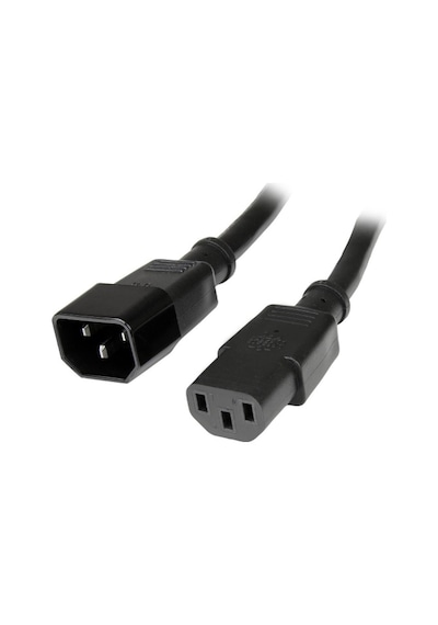 2 Metre Erkek Dişi Power Uzatma Kablosu 2 Metre C13 C14 Power Kablosu