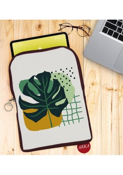Bk Gift Yaprak Tasarımlı Taşınabilir Koruyucu Tablet Kılıfı  (526059667)