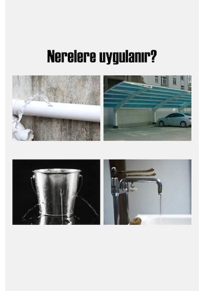 96mm X 2mt Su Sızdırmaz Çamur Bant Çatı İzolasyon Ve Boru Çatlak Tamir Bandı
