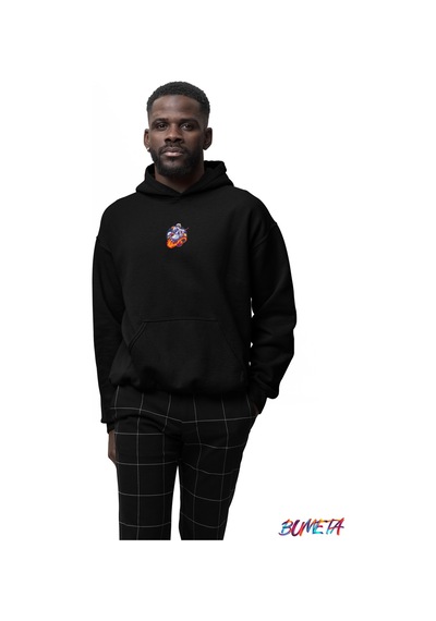 Bumeta Astronot Astronaut Sweatshirt Unisex Kapüşonlu Hoodie 001