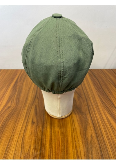 Hamze Peaky Blinders Tommy Shelby Model Keten Kasket Şapka Haki