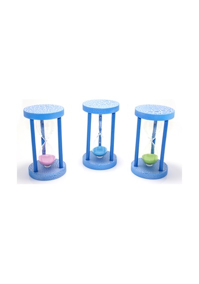 3 Adet Kum Saati 17 X 10 Cm Tekli Alk1131 Model Zamanlayıcı, Hourglass Sand Timer