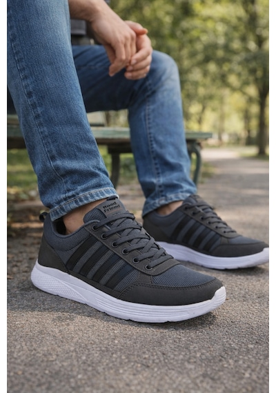 Ghattix Yeni Sezon Erkek Sneaker Ayakkabı Füme Füme