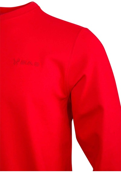 2as Orlando Erkek İnterlok Sıfır Yaka Sweatshirt Kırmızı 001