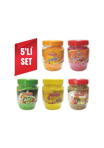 Altıncezve Portakal + Limon + Kuşburnu + Kivi + Elma Granül Oralet 5 x 300 G