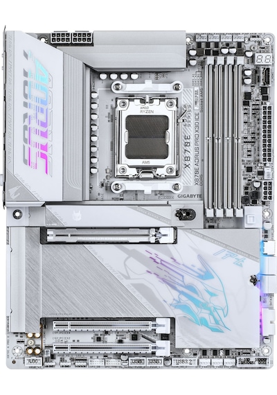 Gigabyte X870e Aorus Pro X3d Ice Wıfı-7 Am5 Ddr5 9000mhz Oc Atx Aaaa11gıg0053