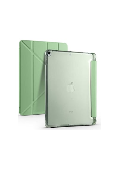 Apple Uyumlu iPad 10.5 Inc 7. Nesil Kılıf Kalemlikli Premium Standlı Katlanabilir Kılıf Trifolding Kılıf