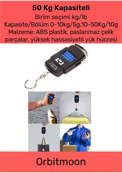 Özel Üretim Lcd Ekran Bavul Ağırlık Tartı Dijital Çok Amaçlı Taşınabilir Bagaj Tartısı Max 40 Kg Çok Renkli