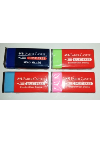 Faber Dust-free Renkli Silgi 4 Adet