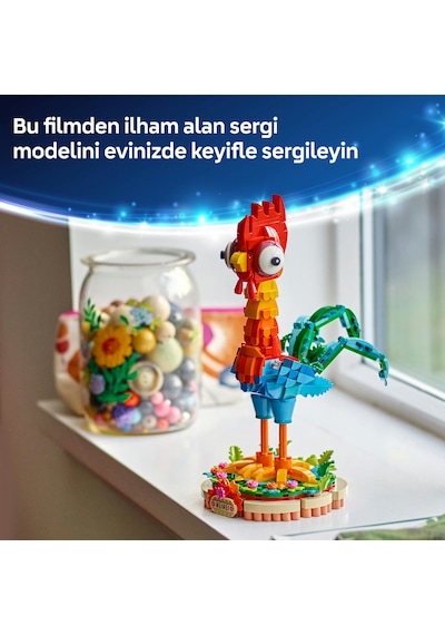 LEGO® ǀ Disney Moana 2 Heihei 43272 - 9 Yaş ve Üzeri Çocuklar için İnşa Edilebilen Hayvan Modeli Yapım Seti (566 Parça)