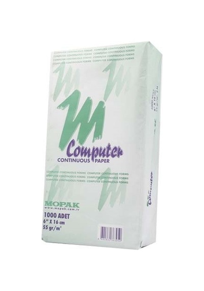 Mopak Sürekli Form Kantar Fişi 6x16 2 Nüsha 1000li