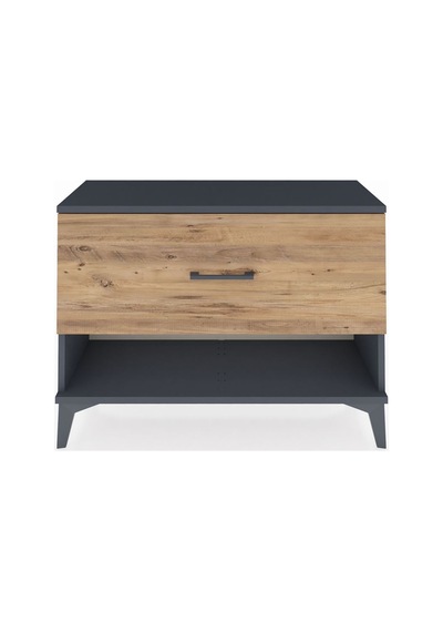 Arges Şifonyer Tek Çekmeceli 88x30x64 Antrasit-çam Antrasit