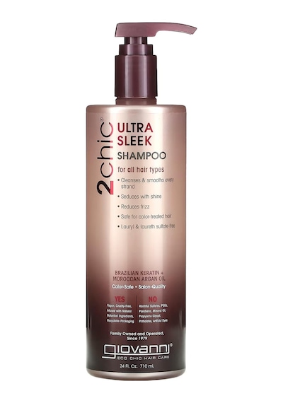 Giovanni 2chic Ultra Sleek Brezilya Keratin ve Argan Yağlı Şampua