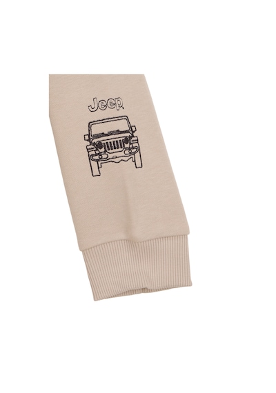 Jeep Ekru Erkek Çocuk Nakışlı Sweatshirt J6wb-swt7733 Bej