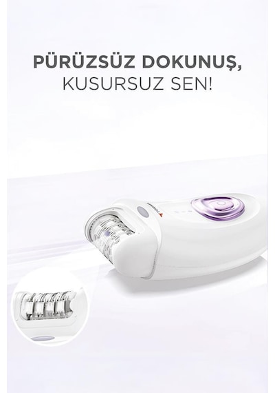 Torima Tep-01 Beyaz 2in1 Şarjlı Tüm Vücut Epilatör