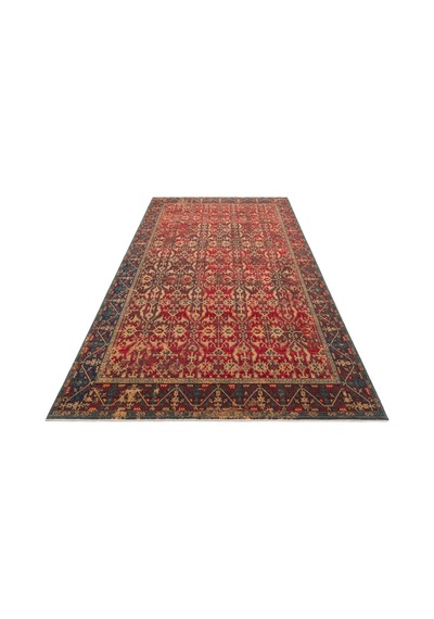 Hoom Rugs Cadis Kdm 09 Red Yeni Zelanda Yünü El Emeği Kara Tezgah Halısı Kırmızı