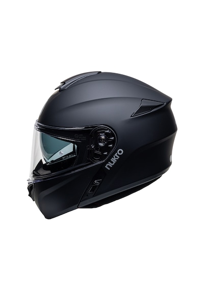 Nukro 938-sv Mat Siyah Çeneaçılır Motosiklet Kaskı