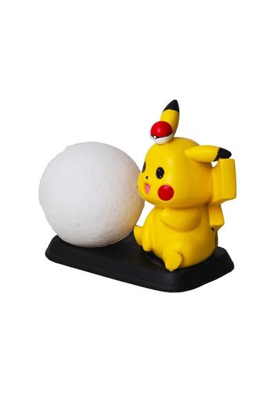 Pokemon Pikachu Gece Lambası Biblo Ev Ofis Yeni Yıl Doğum Günü Hediyesi Vitrin Süsü Dekoratif Obje 20 Cm