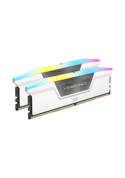 Corsaır Vengeance 32gb 2x16gb 6000mt/s Cl38 Ddr5 Expo&ıntel Xmp Beyaz Rgb Ram-cmh32gx5m2d6000z38w