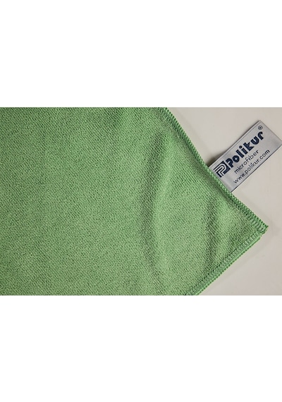 Polikur 3222 Mikrofiber Temizlik & Kurulama Bezi 40X40 Cm. Yeşil 4 Adet