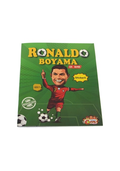Mey İthalat Ronaldo Çıkartmalı Maskeli Boyama Kitabı