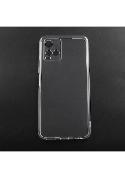 Vivo Y32 Kılıf Tchs Süper Silikon Kapak - Renksiz Renksiz