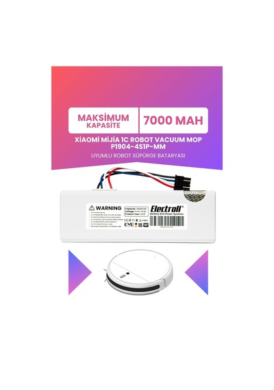 Xiaomi Mijia 1c Robot Vacuum Mop P1904-4s1p-mm Batarya 7000mah