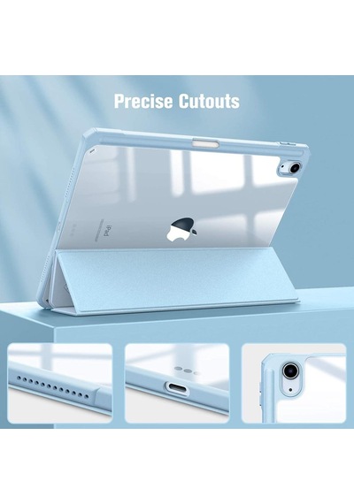 Apple Uyumlu iPad, Air 11inç M2 2024 Kılıf Grafiti Şeffaf Kalem Bölmeli A2902 A2903 A2904